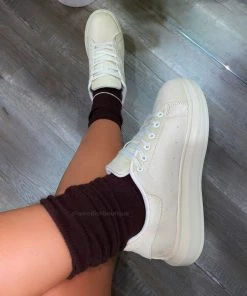 LaModishBoutique Modish Exclusive Wang Sneaker - Beige (FINAL SALE)