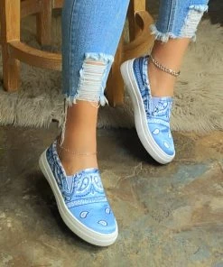 LaModishBoutique Carter Sneakers - Baby Blue EXCLUSIVE (FINAL SALE)