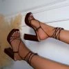 LaModishBoutique Avah Platform Heels- Mocha