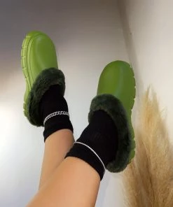 LaModishBoutique Maria Slippers- Khaki (FINAL SALE)