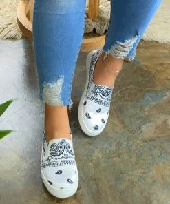 LaModishBoutique Carter Sneakers - White (FINAL SALE)