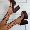 LaModishBoutique Medusa Heels Modish Exclusives-Brown New Arrivals