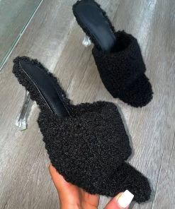 LaModishBoutique Julianne Slip-On Sherling- Black FINAL SALE New Arrivals