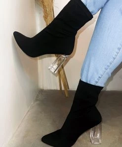 LaModishBoutique Eva Booties- Black