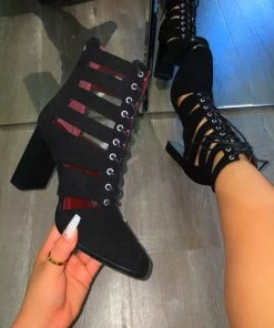 LaModishBoutique Ryder Booties-Black New Arrivals