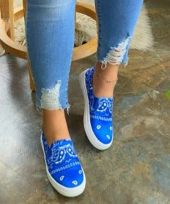 LaModishBoutique Carter Sneakers - Blue (FINAL SALE)