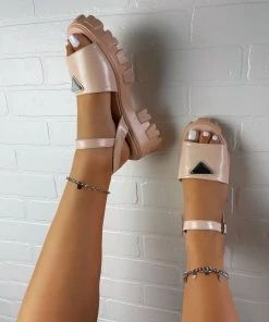 LaModishBoutique Teagan Sandals - Nude (FINAL SALE)