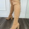 LaModishBoutique Wilson Thigh High Boots - Taupe