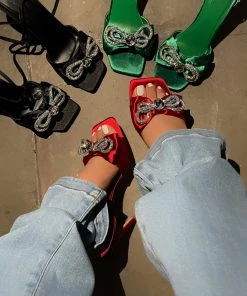 LaModishBoutique Belle Heels - Red New Arrivals