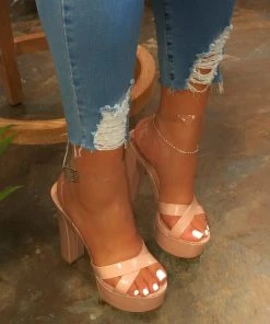 LaModishBoutique Must Haves Cardi Heels - Nude