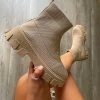 LaModishBoutique New Arrivals Christina Boots - Nude