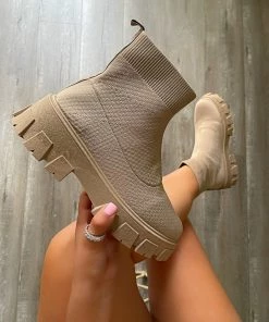 LaModishBoutique New Arrivals Christina Boots - Nude