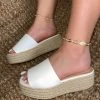LaModishBoutique New Arrivals Rosemary Platform Sandals - White