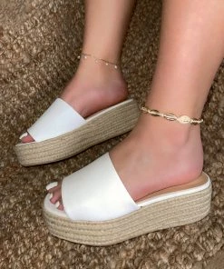 LaModishBoutique New Arrivals Rosemary Platform Sandals - White