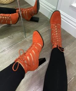 LaModishBoutique Ryder Booties- Rust