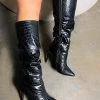 LaModishBoutique New Arrivals Zara Knee High Boots - Black