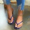 LaModishBoutique Jadie Thong Sandals - Purple