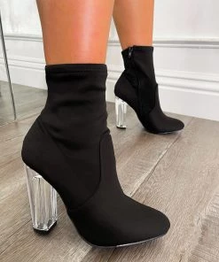LaModishBoutique Kimmie Bootie - Black