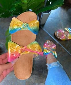 LaModishBoutique Minny Sandals -Rainbow (FINAL SALE)