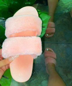 LaModishBoutique Vicky Double Sandals - Blush (FINAL SALE)