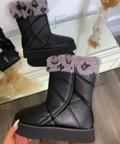 LaModishBoutique Shiloh Boots-Black (FINAL SALE )