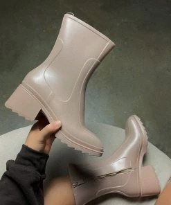 LaModishBoutique Christian Boots-Nude