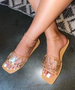 LaModishBoutique Anela Sandals - Nude (FINAL SALE)