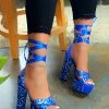 LaModishBoutique Nikki Heels - Blue (FINAL SALE)