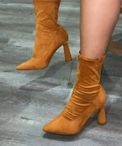 LaModishBoutique Remi Booties - Tan ( FINAL SALE)