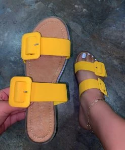 LaModishBoutique Linda Sandals- Yellow FINAL SALE New Arrivals