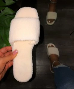 LaModishBoutique Embry Slides - Ivory (FINAL SALE)