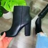 LaModishBoutique Bette Boots - Black PU