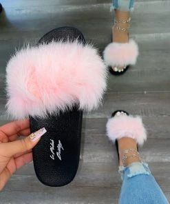 LaModishBoutique Nicole Slides -Baby Pink FINAL SALE New Arrivals