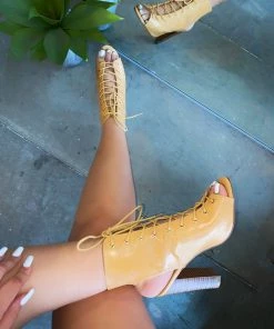 LaModishBoutique Nixon Booties-Beige