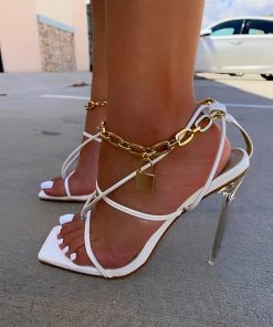 LaModishBoutique New Arrivals Lilith Heels- White