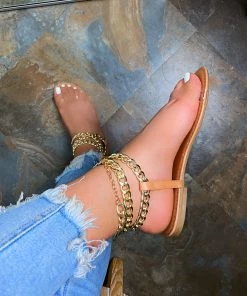 LaModishBoutique Aspen Sandals -Nude