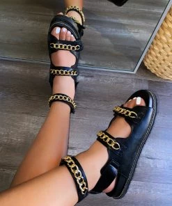 LaModishBoutique New Arrivals Bethany Sandals-Black