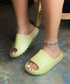 LaModishBoutique New Arrivals Saint Slippers - Khaki